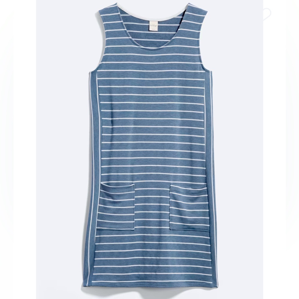 New Kaileigh Jania stitch fix Blue and White Striped Dress